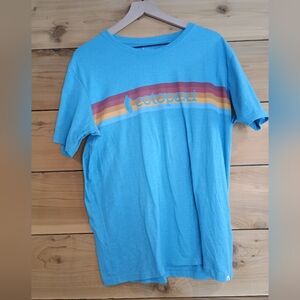 Cotopaxi Shirt Mens large Blue On The Horizon T Shirt Outdoor